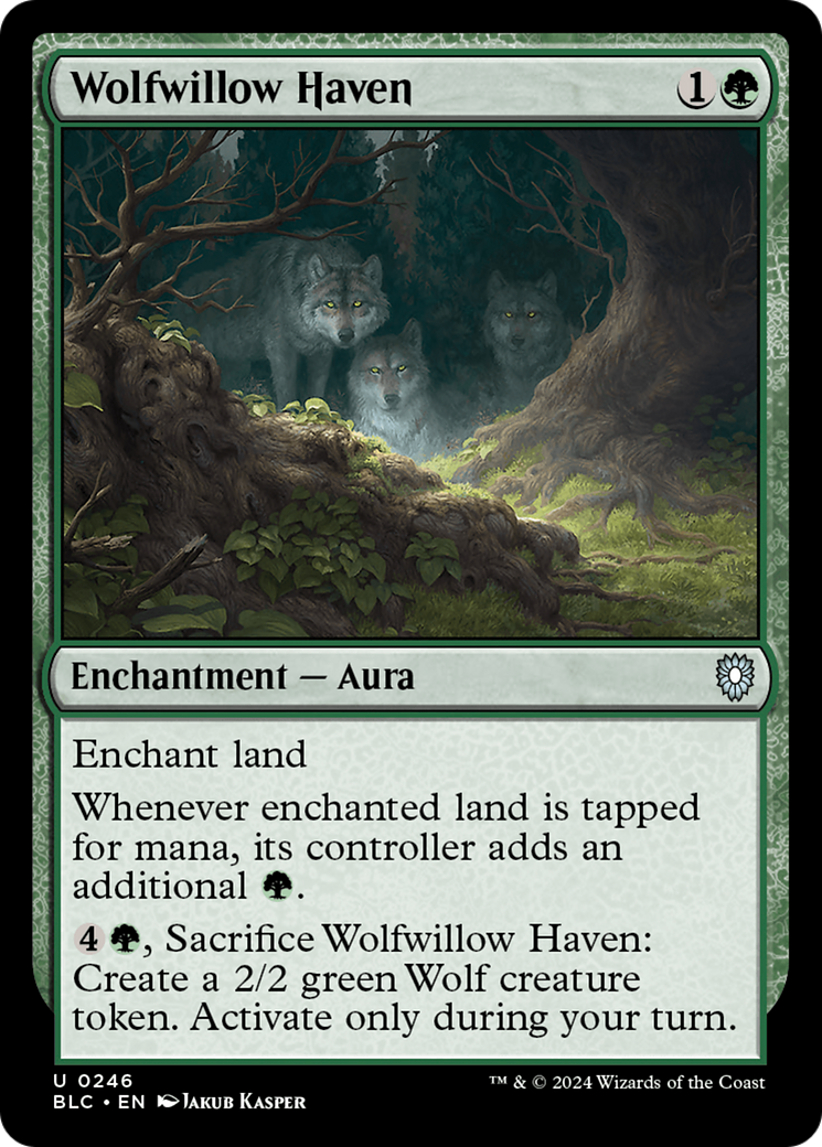 Image of Wolfwillow Haven (BLC-246) - Bloomburrow Commander