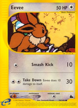 Image of Eevee 054/144  Skyridge - Common