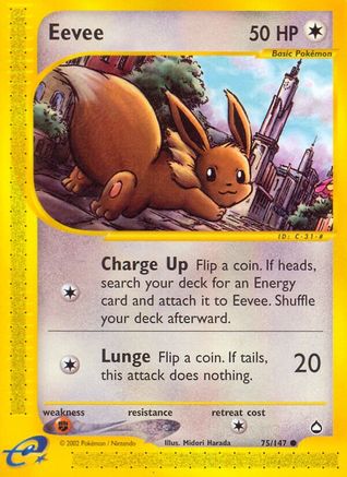 Image of Eevee 075  Aquapolis - Common
