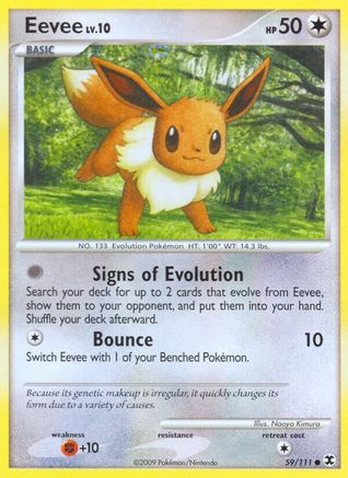 Image of Eevee 059/111  Rising Rivals - Common