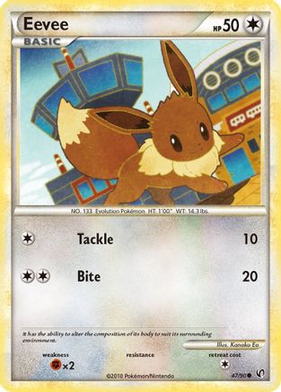 Image of Eevee (47) 047/90  Undaunted - Common
