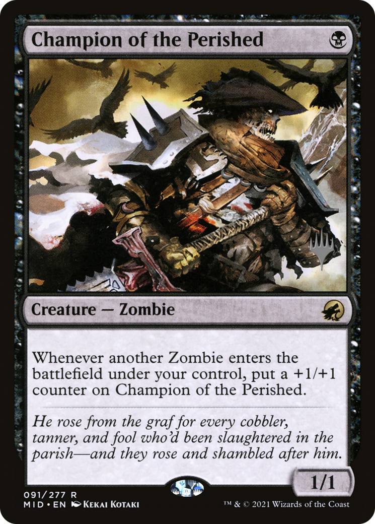 Image of Champion of the Perished (PPMID-091) - Innistrad: Midnight Hunt Promos