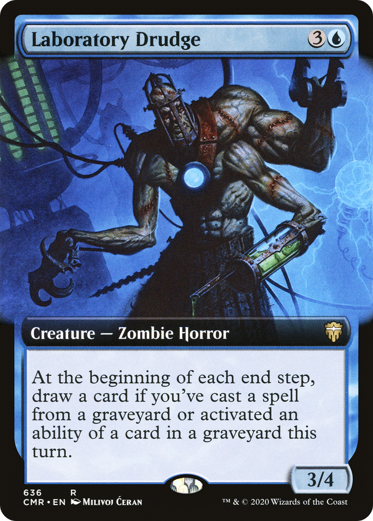 Image of Laboratory Drudge (Extended Art) (CMR-636) - Commander Legends: (Extended Art) Foil