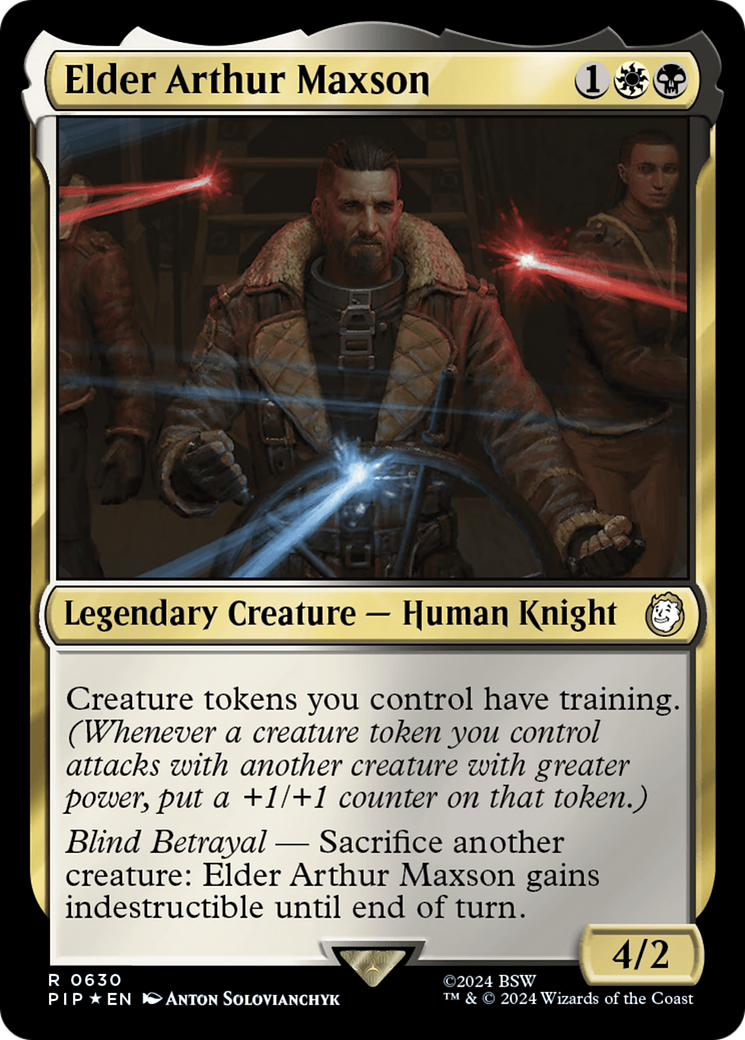 Image of Elder Arthur Maxson (Surge Foil) (PIP-630) - Fallout Foil