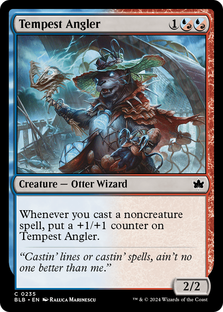 Image of Tempest Angler (BLB-235) - Bloomburrow