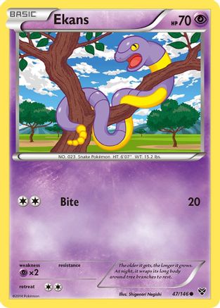 Image of Ekans 047/146  XY Base Set - Common
