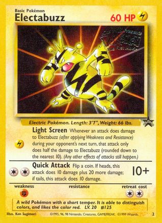 Image of Electabuzz (Movie Promo) 002/53  WoTC Promo - Promo