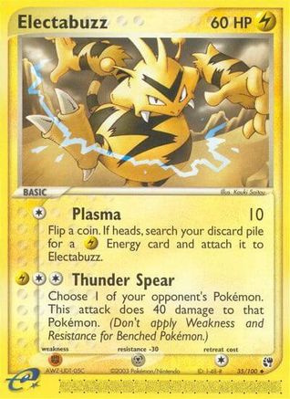 Image of Electabuzz 035/100  Sandstorm - Uncommon