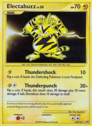 Image of Electabuzz 128  - Holofoil Platinum - Secret Rare