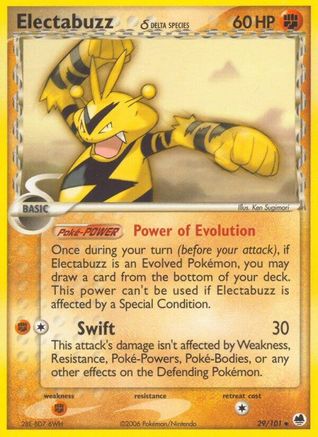 Image of Electabuzz (Delta Species) 029  Dragon Frontiers - Uncommon