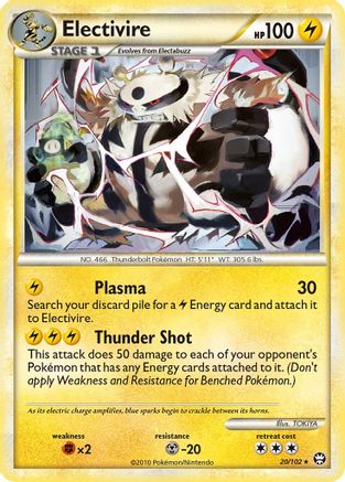 Image of Electivire 020  Triumphant - Rare