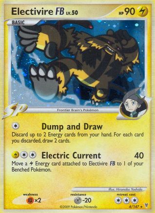 Image of Electivire FB 004  - Reverse Holofoil Supreme Victors - Holo Rare