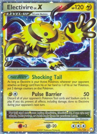Image of Electivire LV.X 121  - Holofoil Mysterious Treasures - Ultra Rare