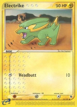 Image of Electrike 052/109  Ruby and Sapphire - Common