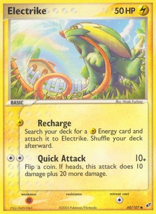 Image of Electrike 060/107  Deoxys - Common
