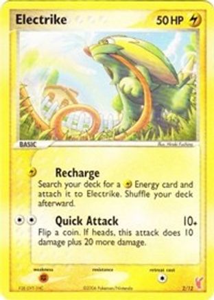 Image of Electrike 002  EX Trainer Kit 2 Plusle & Minun - Common