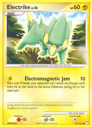 Image of Electrike 081  Mysterious Treasures - Common