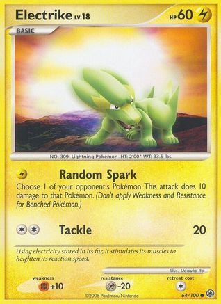 Image of Electrike 064  - Reverse Holofoil Majestic Dawn - Common