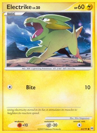 Image of Electrike (63) 063  Arceus - Common