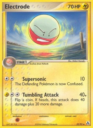 Image of Electrode 032  - Reverse Holofoil Legend Maker - Uncommon