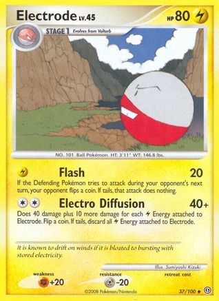 Image of Electrode (37) 037  - Reverse Holofoil Stormfront - Uncommon