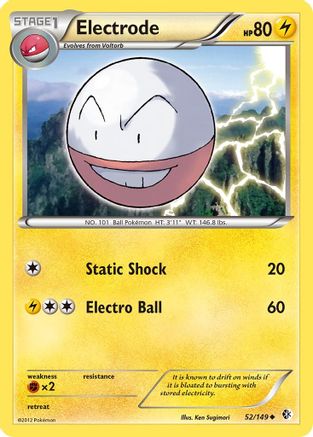 Image of Electrode 052  - Reverse Holofoil Boundaries Crossed - Uncommon