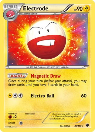 Image of Electrode 033  - Reverse Holofoil Plasma Freeze - Holo Rare