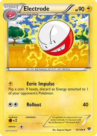 Image of Electrode 045  XY Base Set - Uncommon