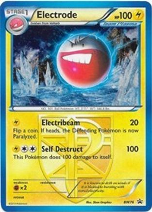 Image of Electrode (Team Plasma) BW76  - Holofoil Black and White Promos - Promo