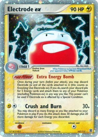 Image of Electrode ex 107  FireRed & LeafGreen - Ultra Rare