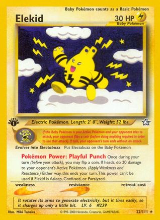 Image of Elekid 022/111  - 1st Edition Neo Genesis - Rare