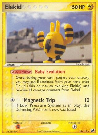Image of Elekid 023  Unseen Forces - Rare