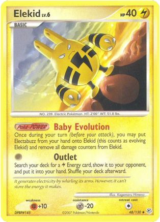 Image of Elekid 048/130  Diamond and Pearl - Uncommon