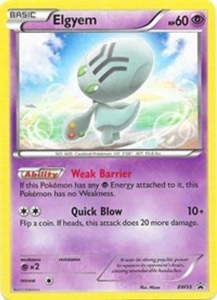 Image of Elgyem BW55  Black and White Promos - Promo