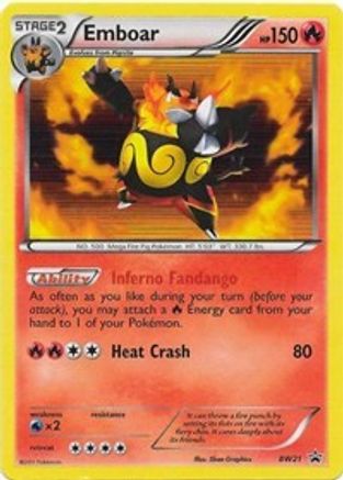 Image of Emboar BW21  - Holofoil Black and White Promos - Promo