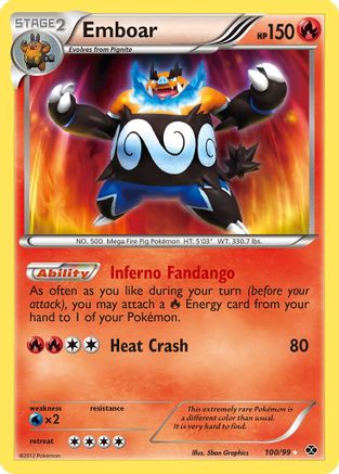 Image of Emboar 100  - Holofoil Next Destinies - Secret Rare