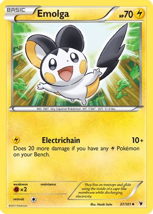 Image of Emolga 037  Noble Victories - Uncommon
