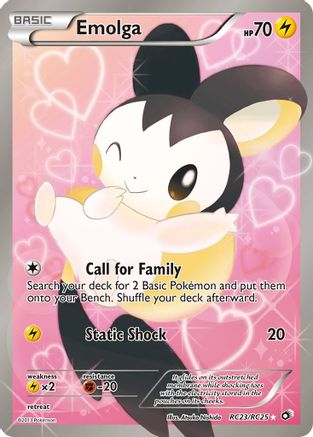 Image of Emolga (Full Art) RC23/RC25  - Holofoil Legendary Treasures Radiant Collection - Ultra Rare