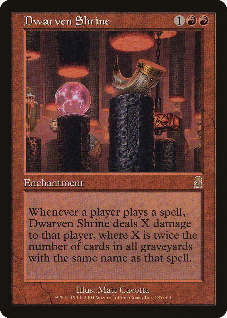 Image of Dwarven Shrine (ODY-187) - Odyssey Foil