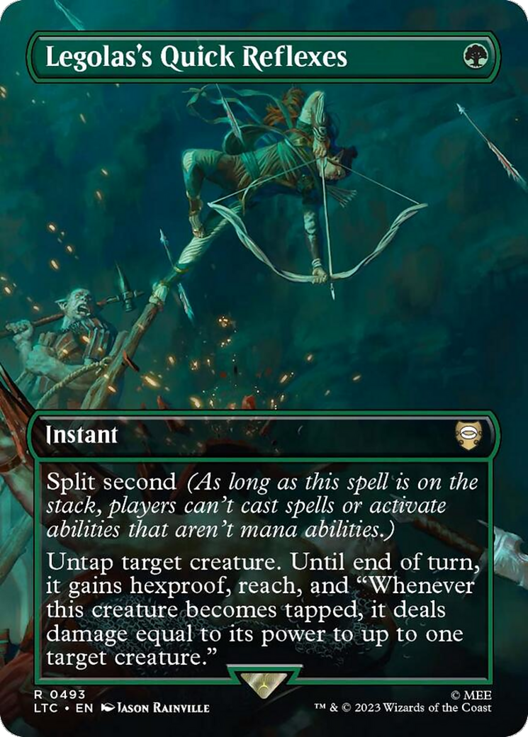 Image of Legolas's Quick Reflexes (Borderless) (LTC-493) - Tales of Middle-earth Commander (Borderless)