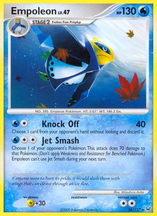 Image of Empoleon 026  - Reverse Holofoil Platinum - Rare