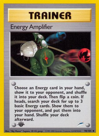 Image of Energy Amplifier 098  - 1st Edition Neo Destiny - Uncommon
