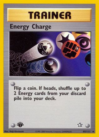 Image of Energy Charge 085/111  - 1st Edition Neo Genesis - Rare