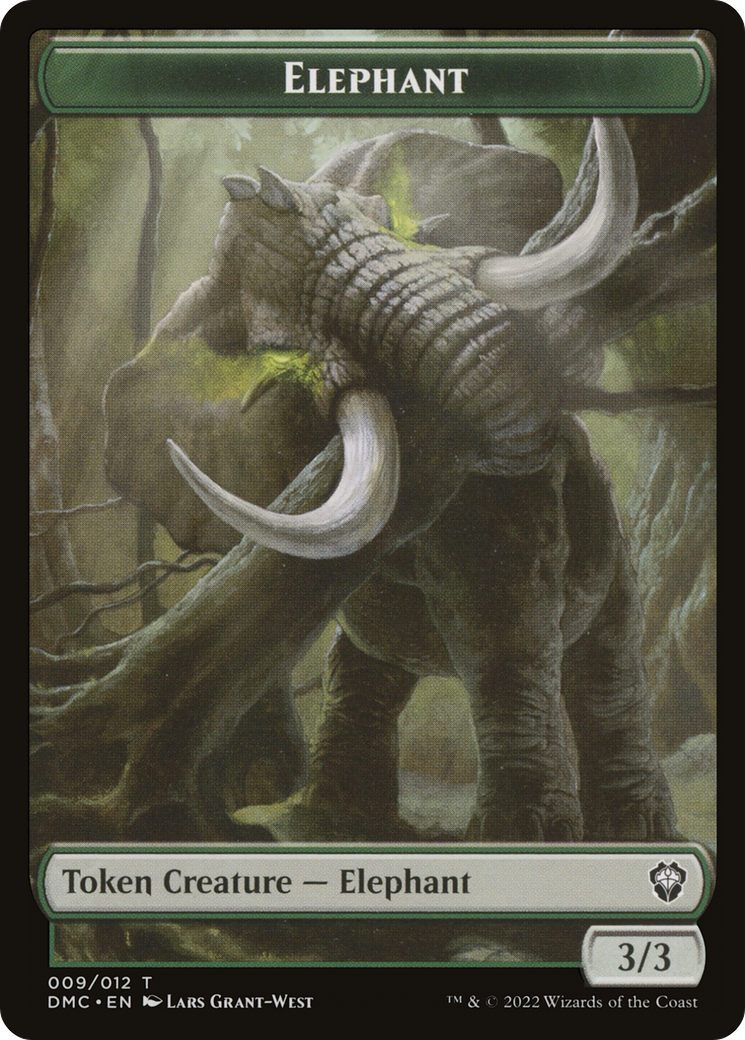 Image of Elephant (TDMC-009) - Dominaria United Commander Tokens