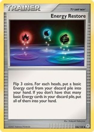 Image of Energy Restore 106  Diamond and Pearl - Uncommon