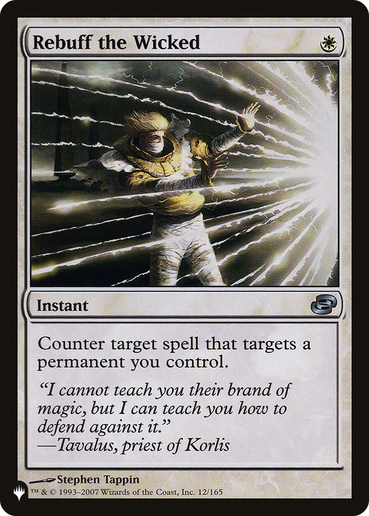 Image of Rebuff the Wicked (LIST-PLC-12) - The List