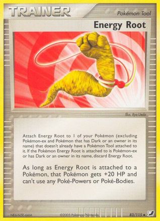 Image of Energy Root 083  - Reverse Holofoil Unseen Forces - Uncommon