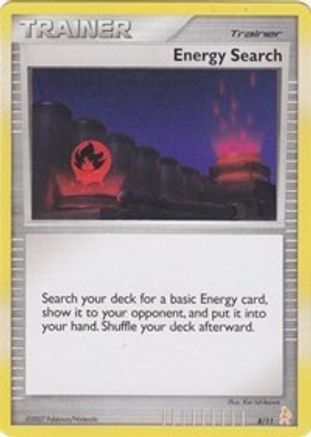 Image of Energy Search (Lucario) 008  DP Trainer Kit Manaphy & Lucario - Common