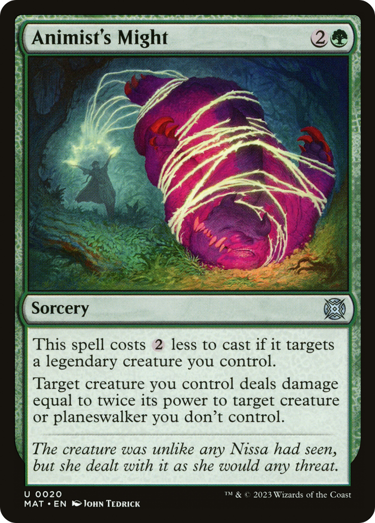 Image of Animist's Might (MAT-020) - March of the Machine: The Aftermath Foil