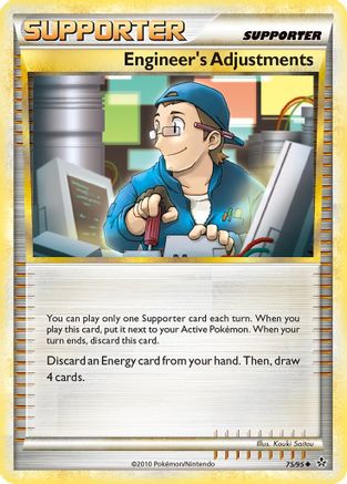 Image of Engineer's Adjustments 075/95  - Reverse Holofoil Unleashed - Uncommon